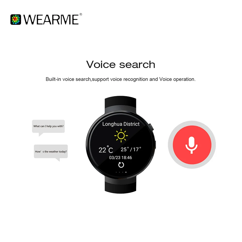 
Factory MTK 6737 Android 7.1 smart watch 2018 wifi video call 4G watch phone Android smart watch 