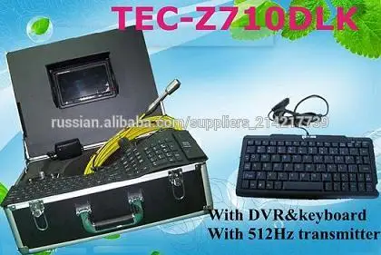 Аккумуляторная нержавеющей стали канализационные Электронные Видео Труба инспекции камеры TECZ710DLK