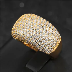 Hot Sale Wedding Ring 18K Gold Plated Jewelry For Girls