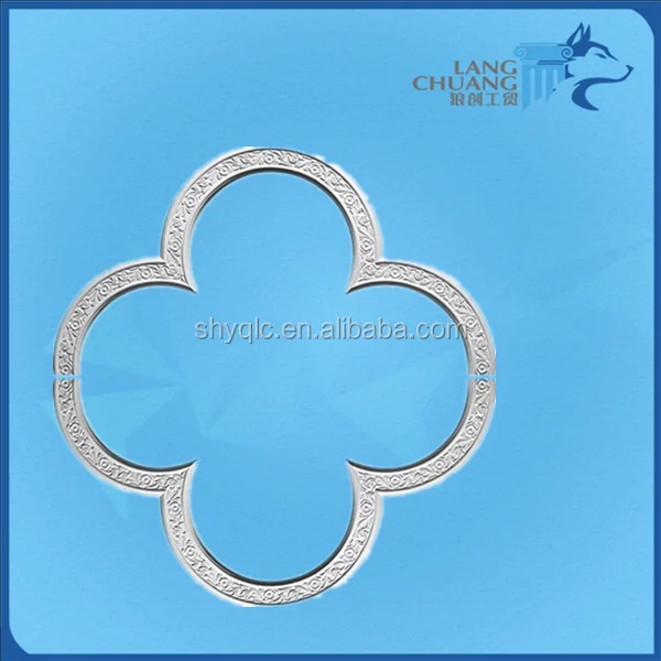 
Clear Flower Pattern Vintage Gypsum Ceiling Rose Rosette 