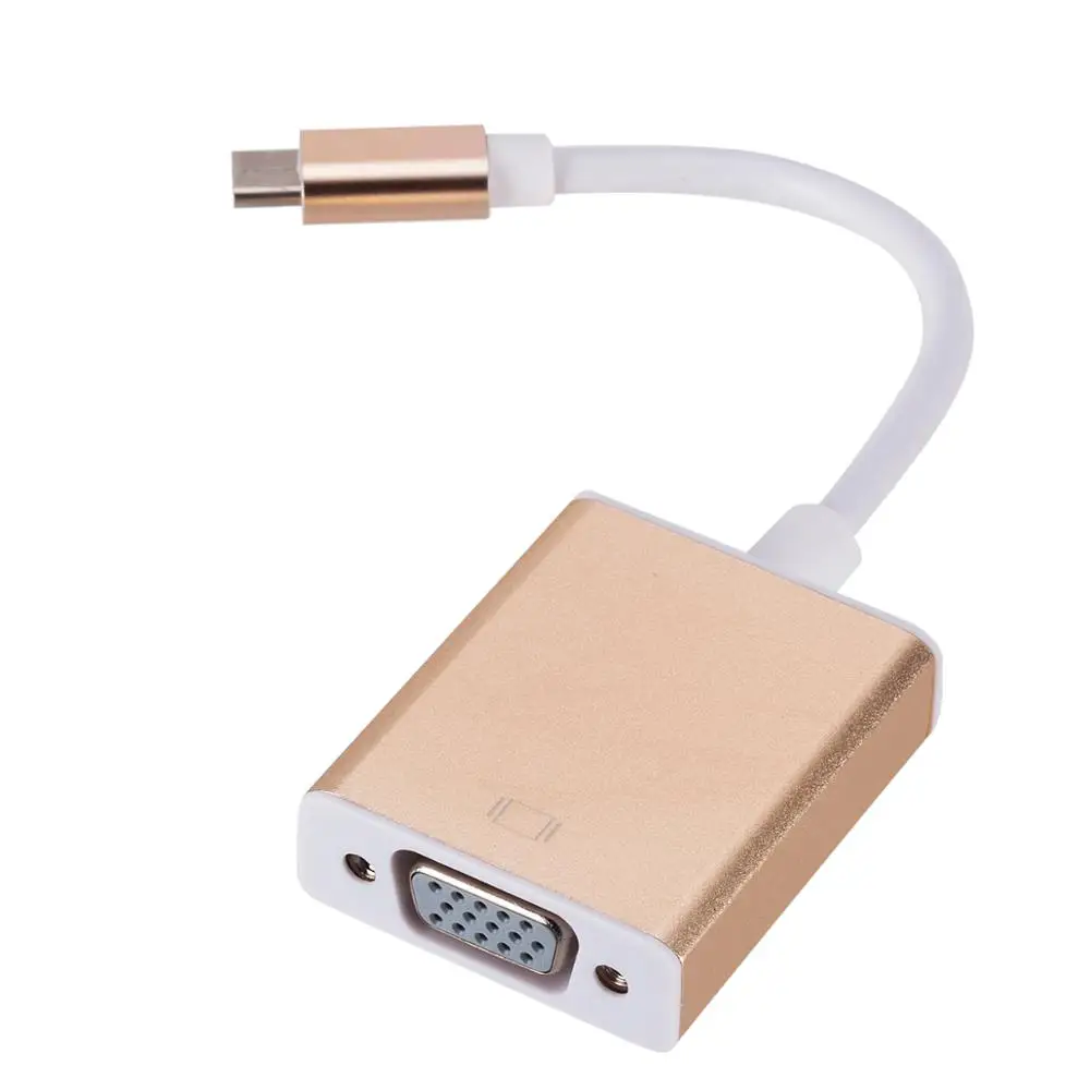 USB-C to VGA Adapter  USB 3.1 to Female VGA Adapter Cable