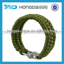 Fashion New design with fishing line/hook 550 paracord survival kit/bracelet for outdoor wilderness survival