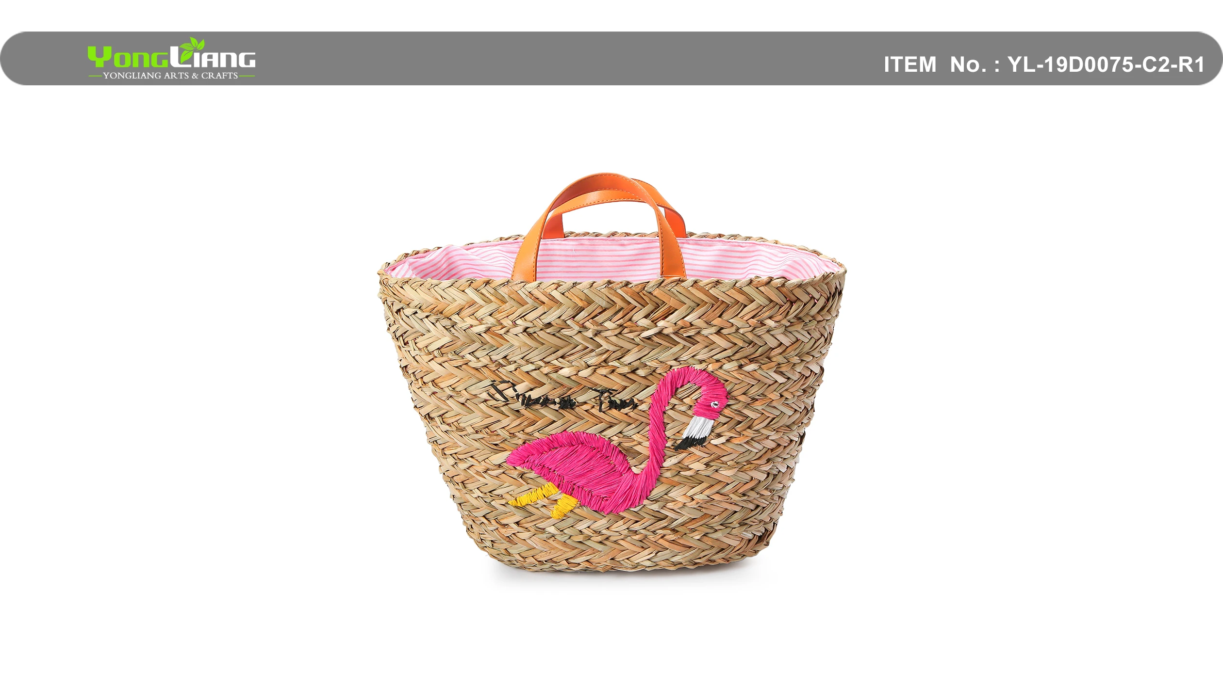 natural straw bag handmade woven handbag braid weaving handbag bag