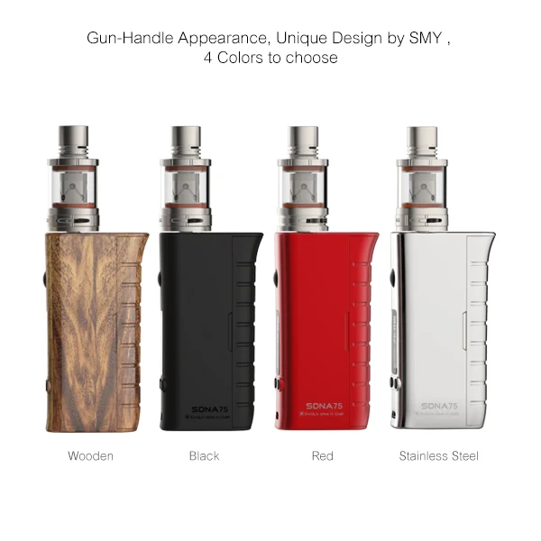 2016 Evolv ДНК 75 Вт чип SDNA 75 Вт мод Evolv ДНК 75 чип мини окно мод Пистолет-ручка Дизайн С Evolv DNA75 чип