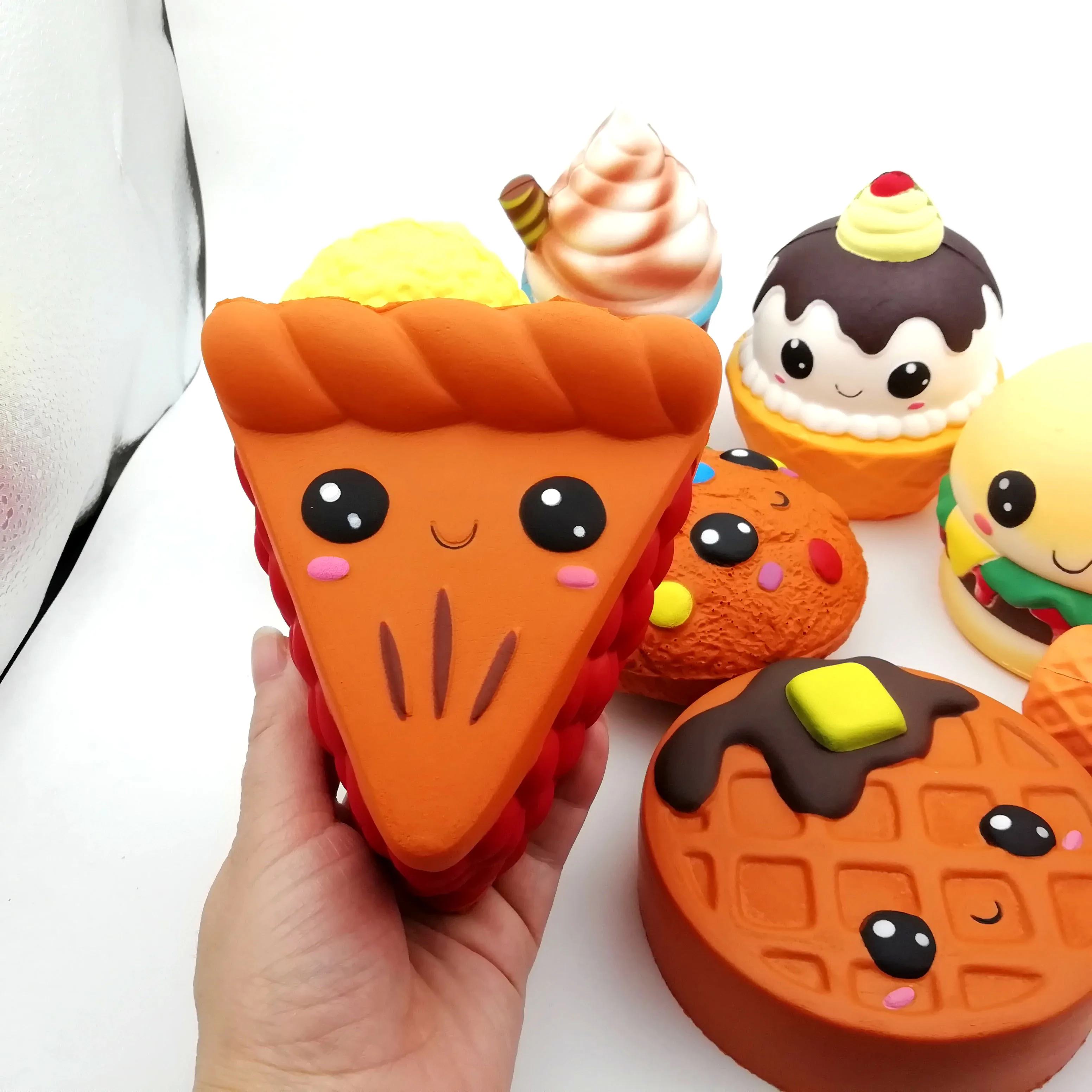 Набор сжималок для еды на заказ, медленно восстанавливающие форму пакеты, мягкие сжимаемые игрушки для печенья