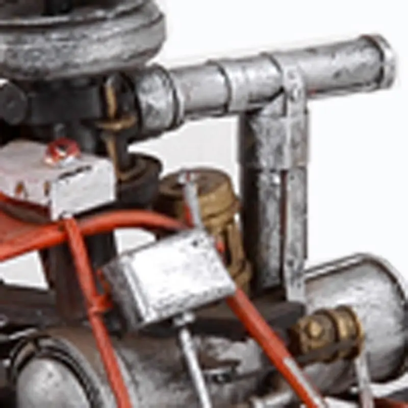 ORANGE MONO HELICOPTER IN FRANCE ANTIQUE ITEMS 1:24-SCALE