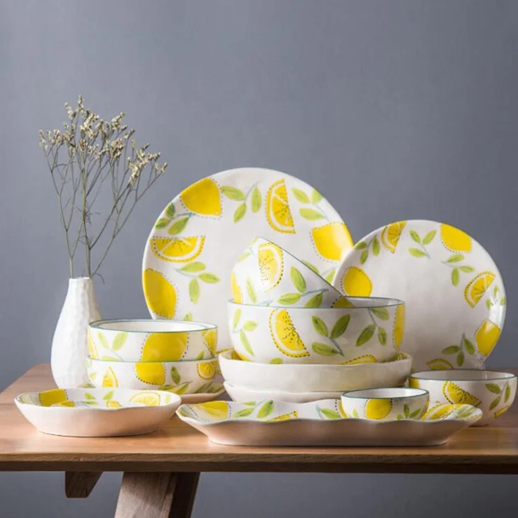 
roller pressing shape bone china salad bowl 