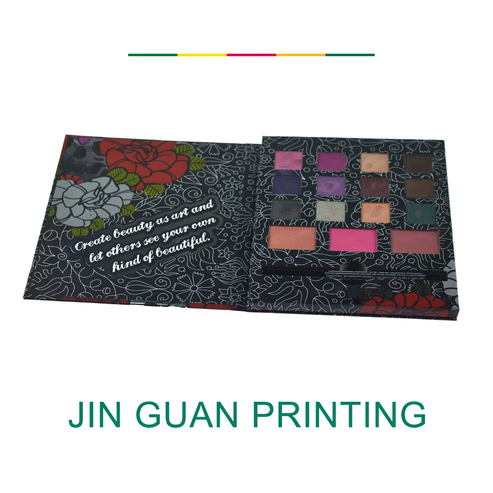 Custom hight quality cardboard gift eye shadow box