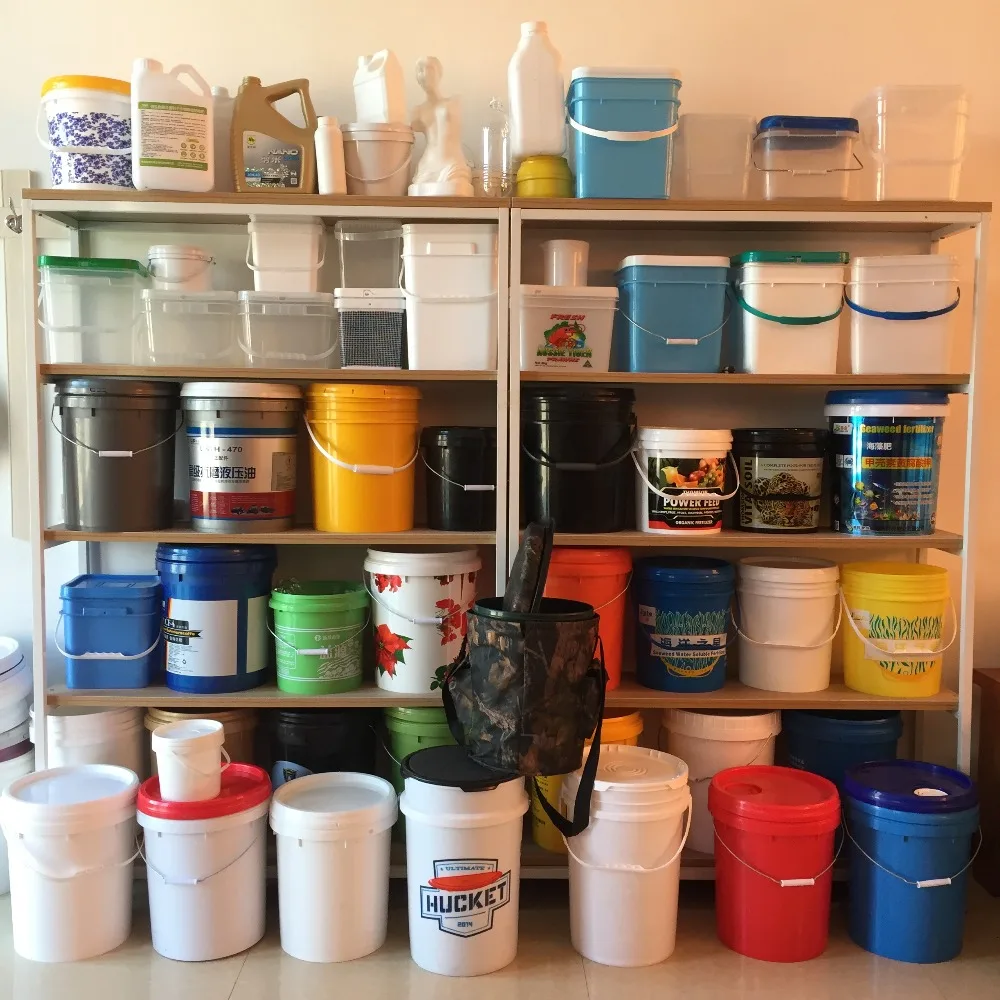 5 gallon chemical resistant plastic containers with lids