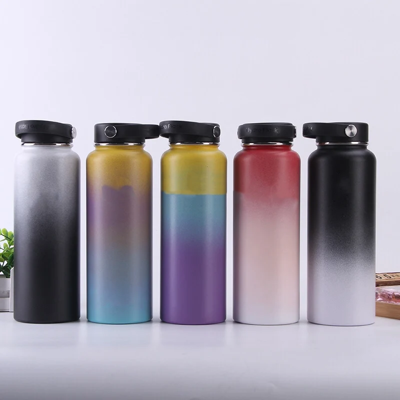 18oz-64oz черного розового синего желтого цвета с vaerious цвет порошковое покрытие термос двойными стенками из нержавеющей