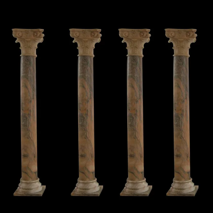 
Indoor decorative granite standing sexy woman indian wedding pillars 