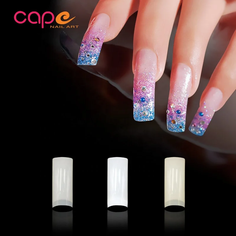 Nail Art Supply Artifical False Natural Color Nails