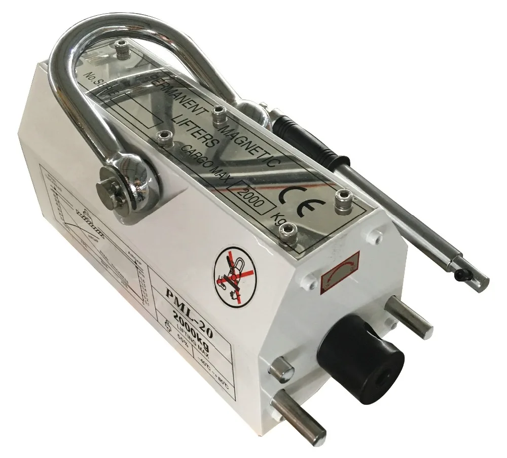 vertical industrial manual lever pipe plate lift magnet magnetic lifter