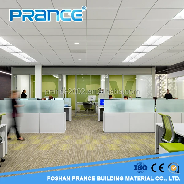 Office Aluminum Fireproof Clip in Ceiling Panel