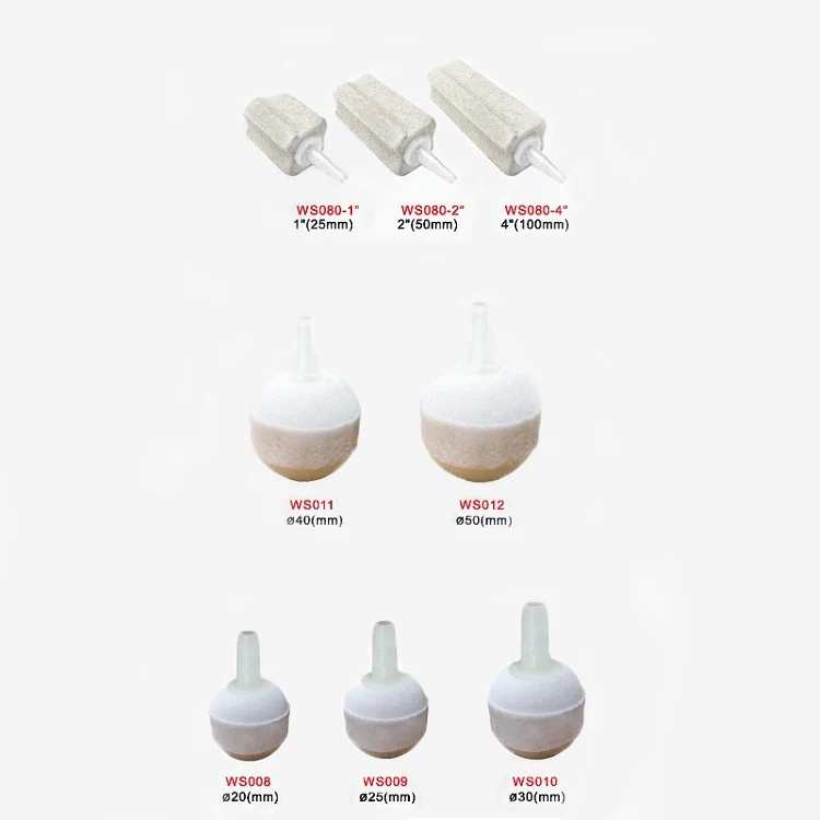 Aquarium white Corundum air stone for wastewater treatment fish tank