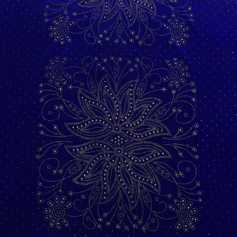 New desgin 100% polyester woven micro foil velvet african dubai 5000 dyed glitter sequins abaya velvet fabric for dress