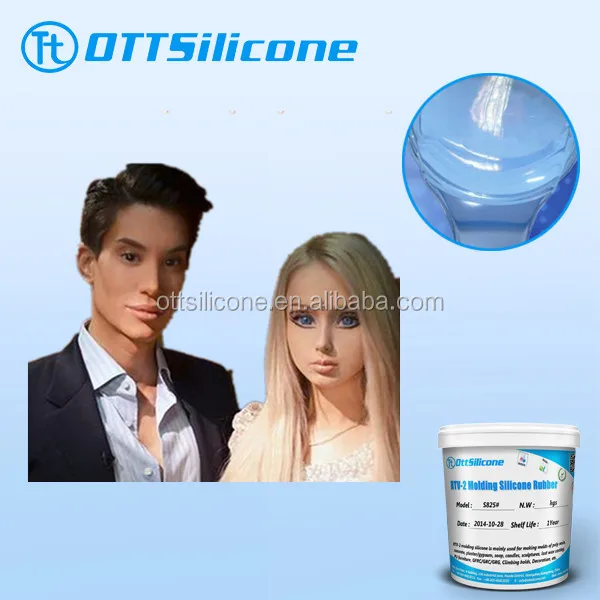 Eco-friendly liquid silicone rubber raw material for mask making/artificial leg casting