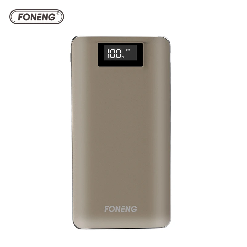 led display dual usb long lasting high capacity smart phone battery portable charger rohs 5v  power banks 20000mah