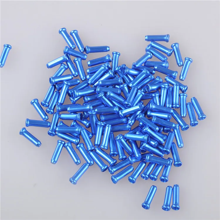 YOUME Aluminum Alloy Cycling Bike Brake Cable Cover Bicycles Derailleur Shift Cable End Bike Inner Wire Casing
