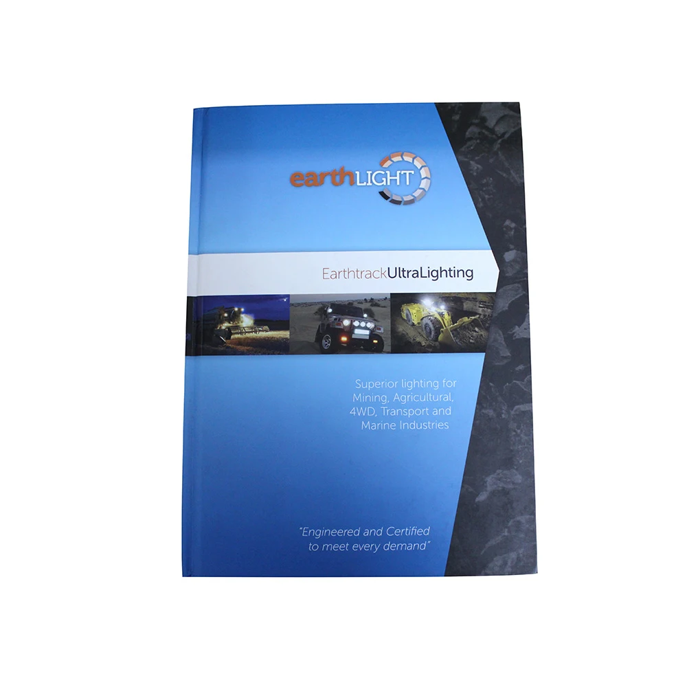 Custom Printed Hardcover Led Lighting Product Catalog Catalogue Full Color Offset Printing Paper & Paperboard Matt Art Paper