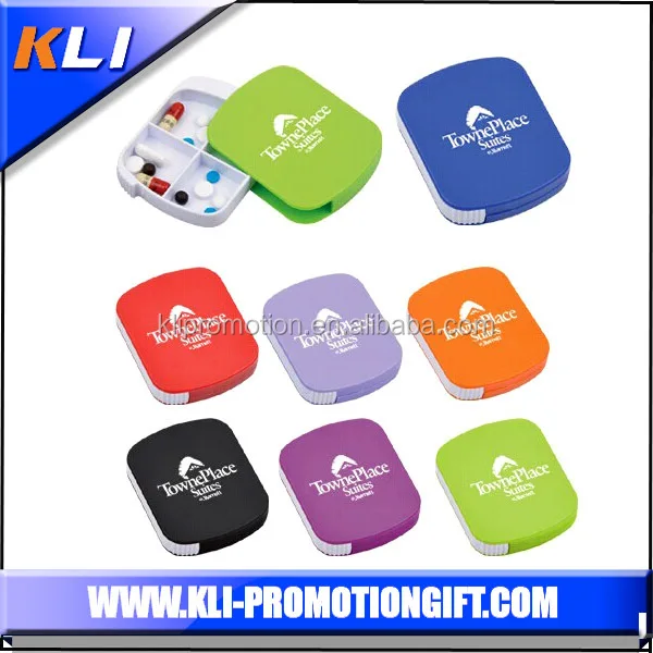 
Plastic medicine box pill dispenser child resistant pill box 