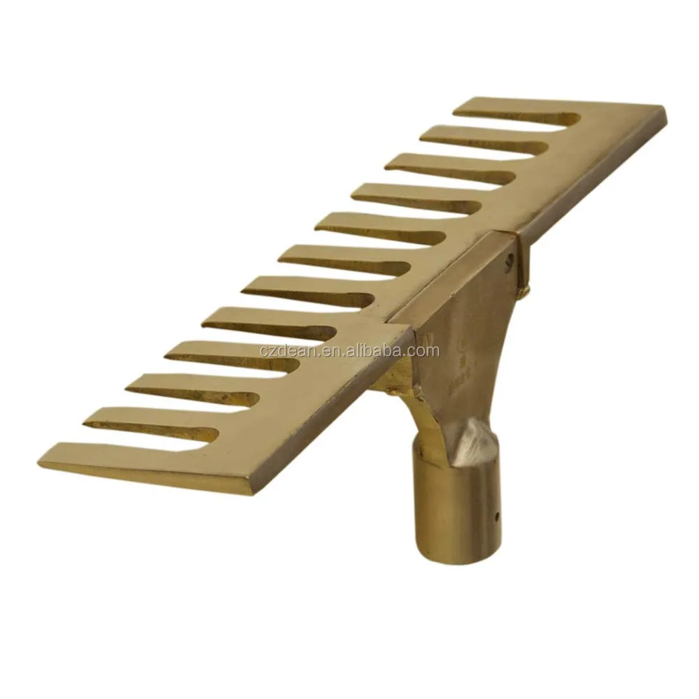 Beryllium bronze non sparking rake cleaning rust 300mm 500mm