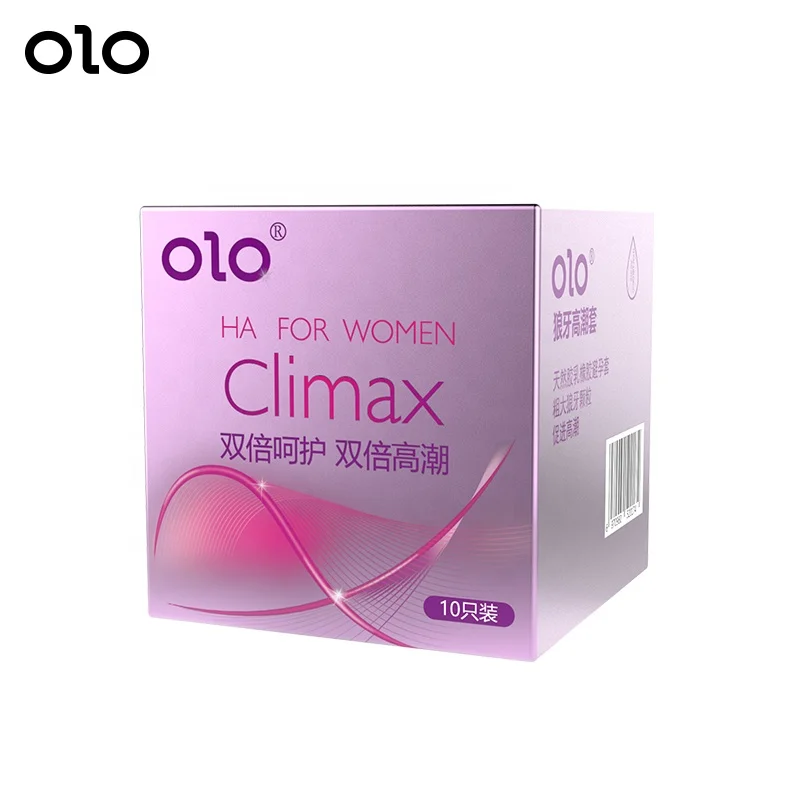 OLO Dotted Trust Condom Manufacturer in China Big Dotted Condom for Men Ribbed Delay for Sex 10 pcs/box
