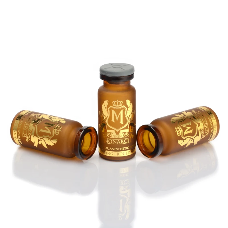 10ml vial Amber tritium vial high quality labels empty glass vial for medicine