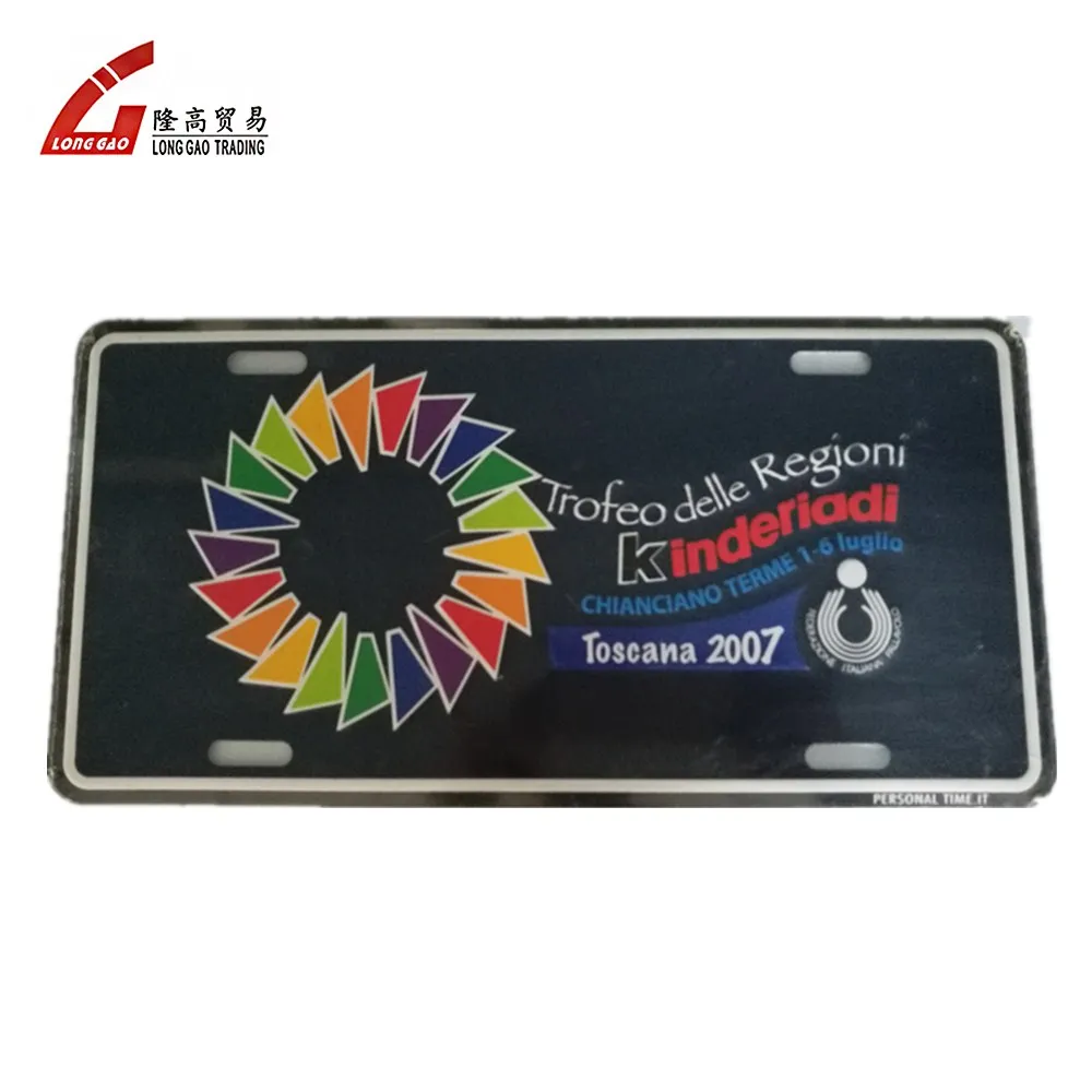 wholesale custom embossed car logo number license plate blank