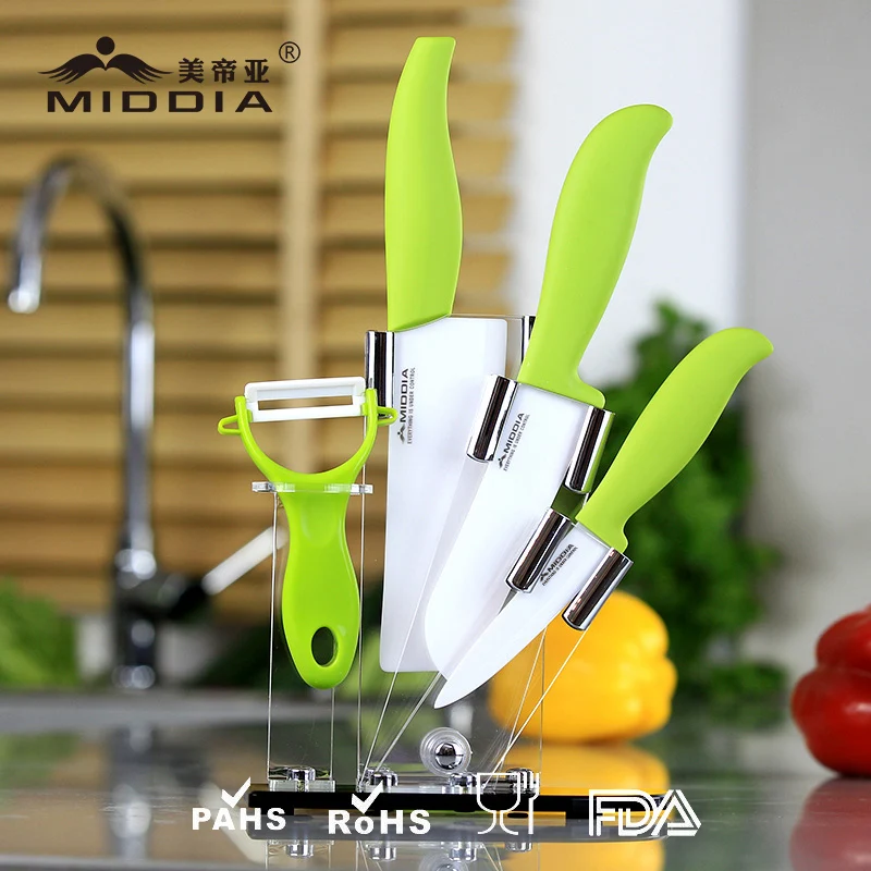 Ceramic Knife set 5-piece Set With Knife Holder