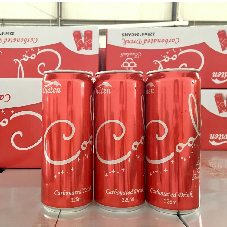 
Wholesale Aluminium canned soft drinks distributor Cola Flavored carbonated drinks 
