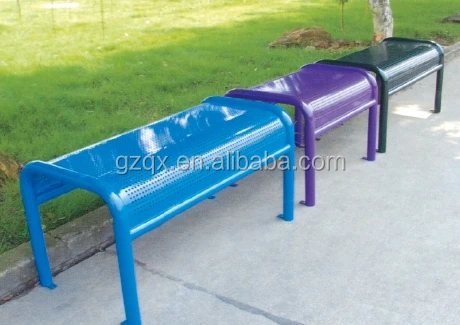 Garden Leisure stainless steel bench(QX-145C)/cast iron garden chairs/outdoor stainless steel benches