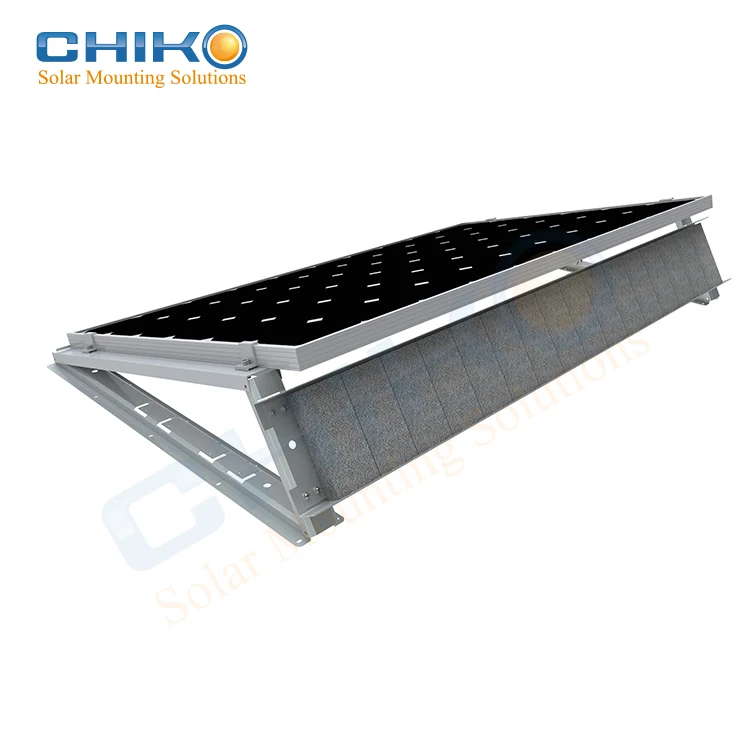 High efficient solar panel mounting rack pv brackets for flat roof solar energy system