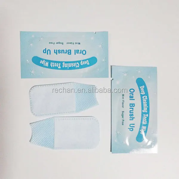 Finger teeth whitening swabs mouth tray dental brush