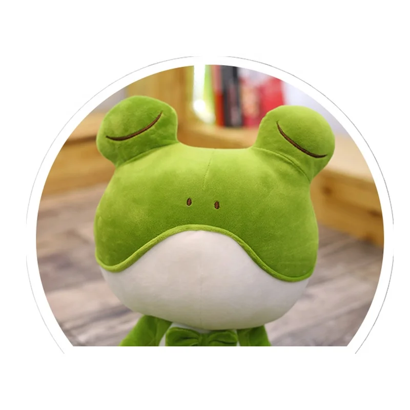 plush frog green toy stuffed animal pillow