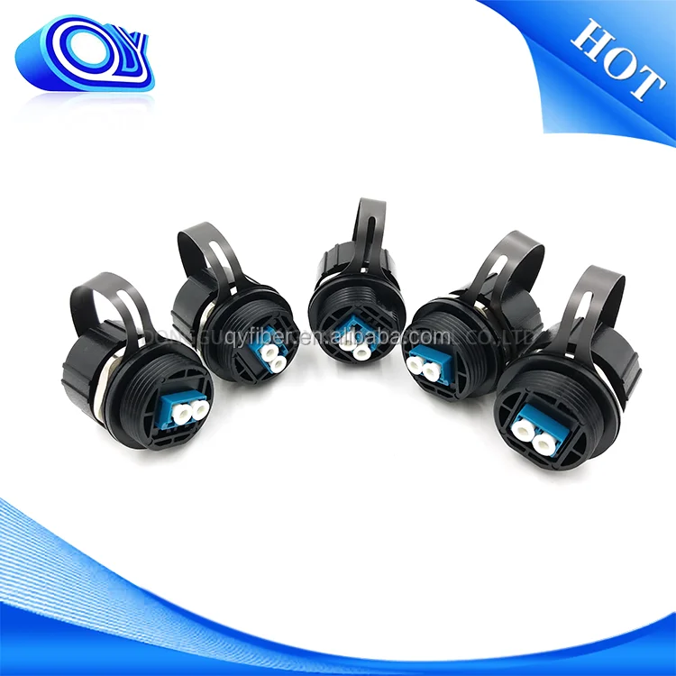 ODVA -LC Duplex IP67 Fiber Optic Cable Sealed Circular LC duplex ODVA patch cord ,RRU(RRH) waterproof connector
