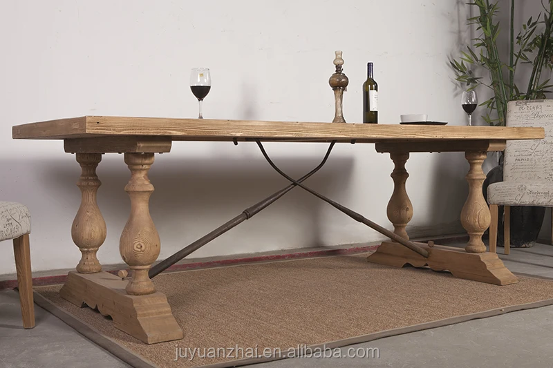 
chinese european recycled reclaimed pine wood office dining table 