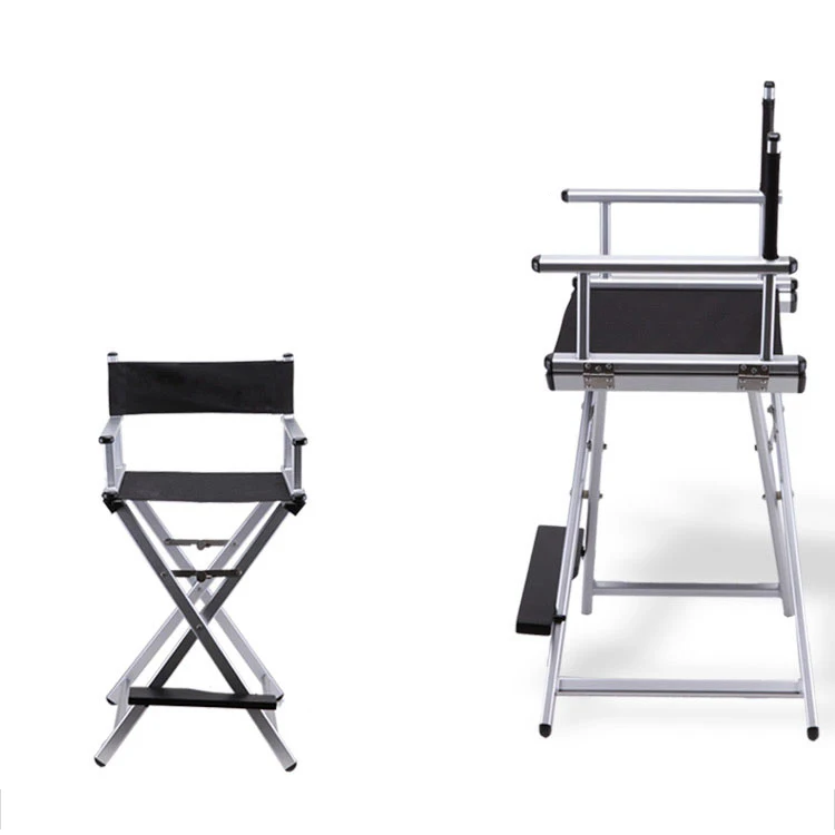 Top quality folding aluminum chair for make up