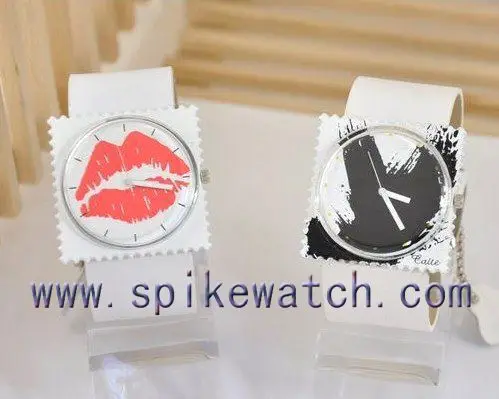 Custom dial face print promotional boys and girls stamps watch cheap