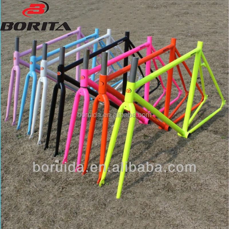  Разноцветная рама Cr-Mo BORITA R0/односкоростная велосипедная