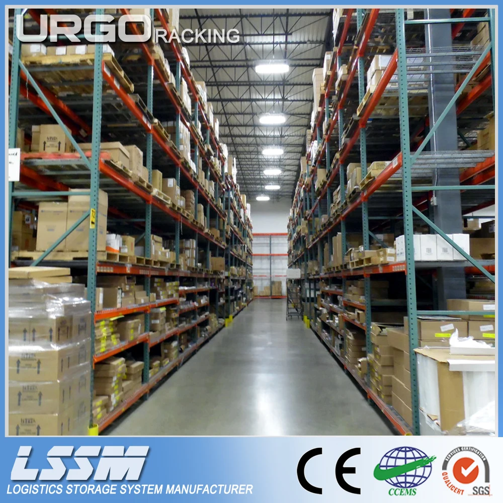 Selective Industrial Warehouse Shelving Teardrop Pallet Rack