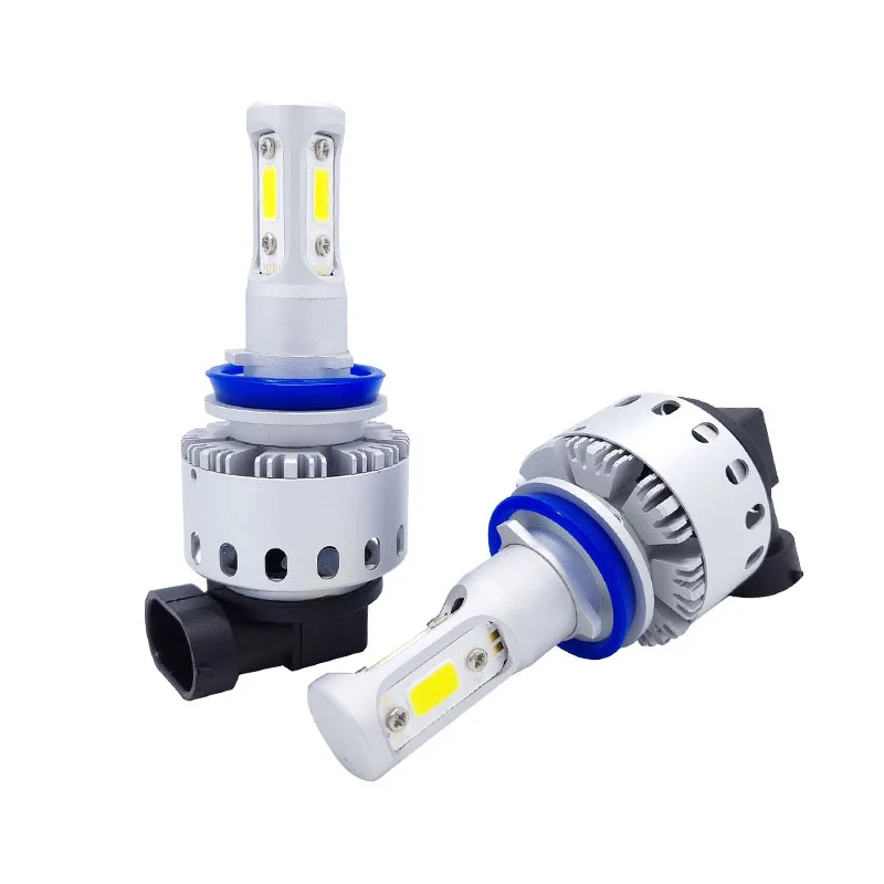 Cheap headlights H4 H7 H8 H11 H13 S2 Bulb 7p car led headlights 6000K High lumen car front lights led work light