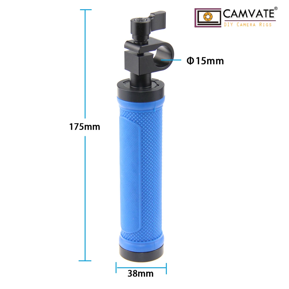 CAMVATE камера ручка w/15 мм стержень отверстие для DSLR SLR Поддержка Видео плеча Рог