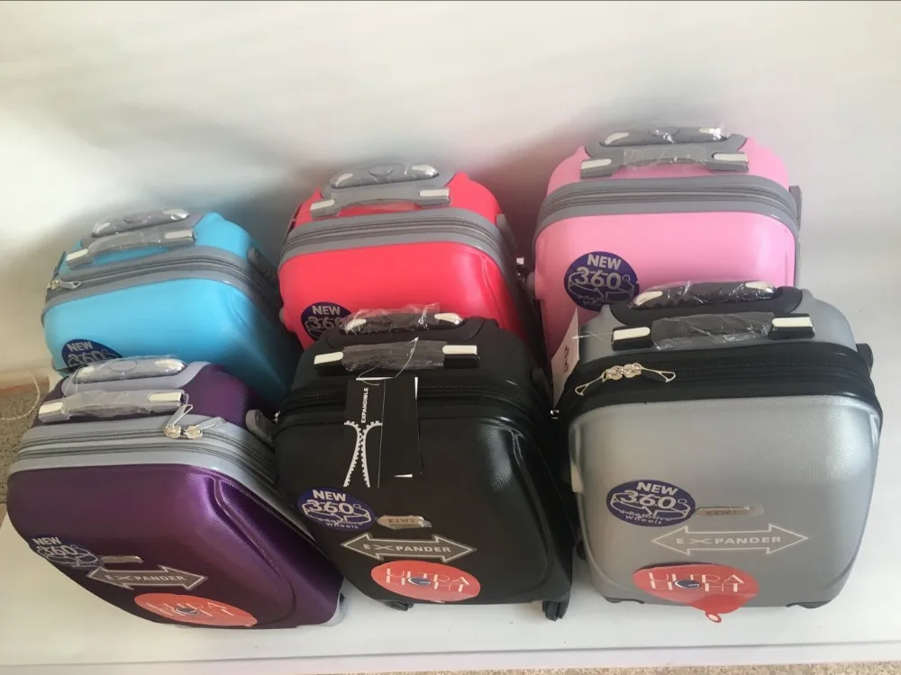 40X20X55CM cabin size European pilot luggage trolley suitcase