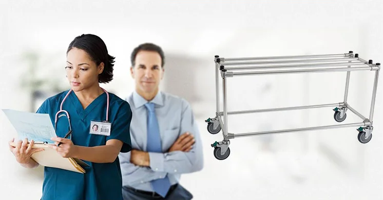 THR-100 Funeral Products Full Aluminum Alloy Coffin Casket Tolley Morgue Truck Car