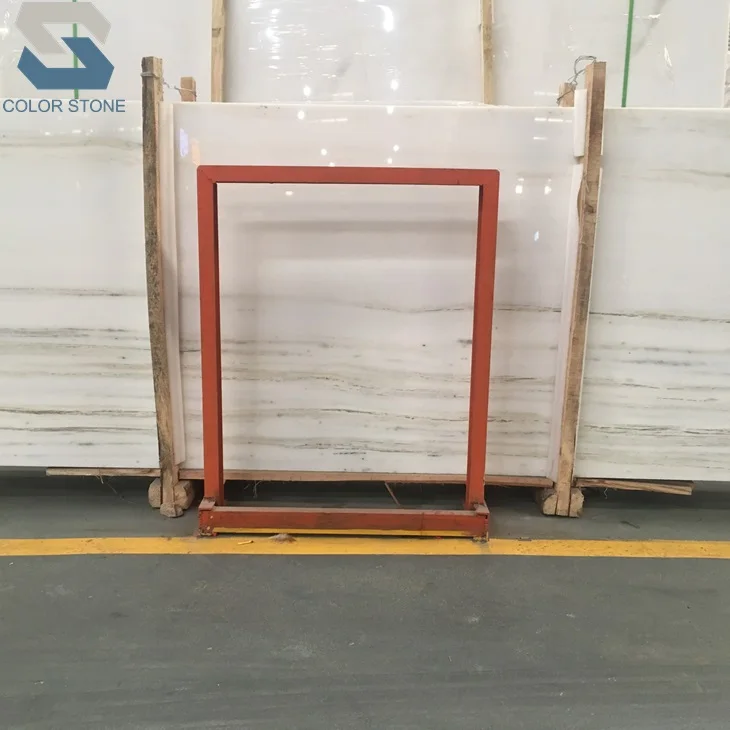 Chinese Royal white marble with gold vein slabs