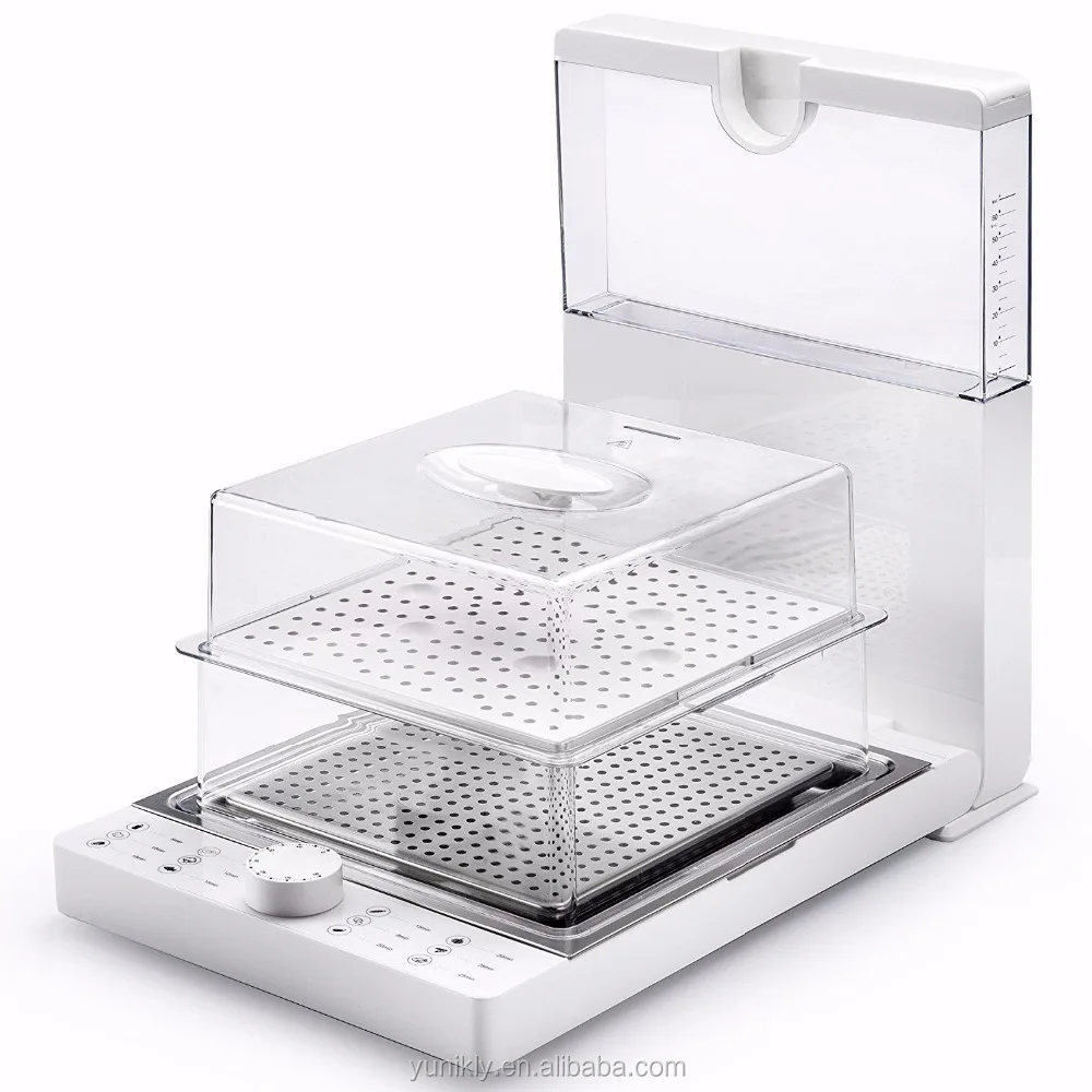 Transparent food steamer vegetable steamer 10.8L