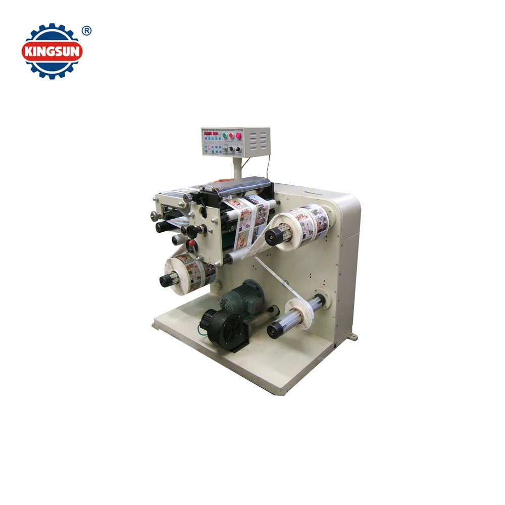 DK-450 модель с клейким этикетком перемоточный станок для нарезки экранной