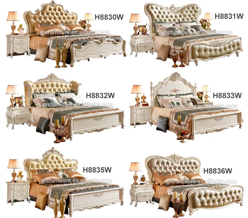 H8816W luxury chiniot furniture king bed set comforter sets