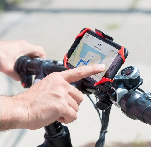 Bike Phone Holder Secure bands Handlebar Fixed Silicone Band For Bike Mount Phone Stand Support